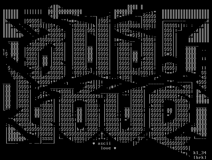 Ansilove ASCii by Spear and Knocturnal